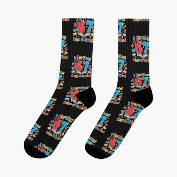 Item preview, Cute I Survived 67 Days Of School Teacher designed and sold by MOHITSALVI.
