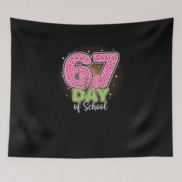 Item preview, Cute Leopard 67 Day Of School Bow  designed and sold by MOHITSALVI.
