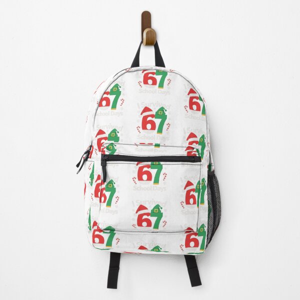 Item preview, I Survived 67 Days of School Christmas Santa Festive Thumb Meme designed and sold by w66aboo.
