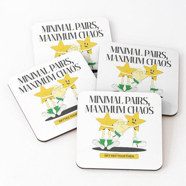 Item preview, Minimal Pairs, Maximum Chaos (Better together) designed and sold by More-Than-R.