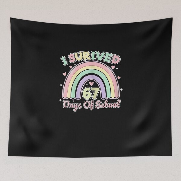Item preview, Cute Rainbow I Survived 67 Days Of School designed and sold by MOHITSALVI.