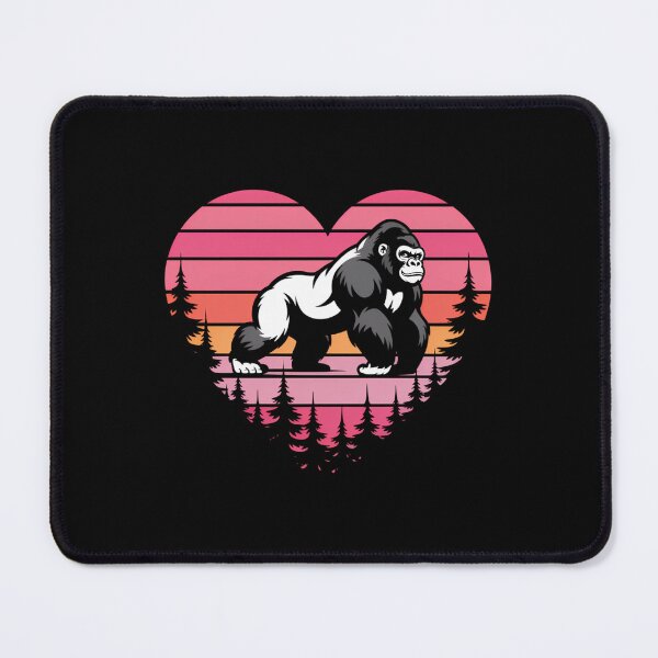 Item preview, Gorilla Lover Heart Gorilla Valentines Day designed and sold by CruelShadesSt.