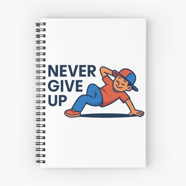 Item preview, Never Give Up: Cheerful Resilience Hero designed and sold by Krfto.