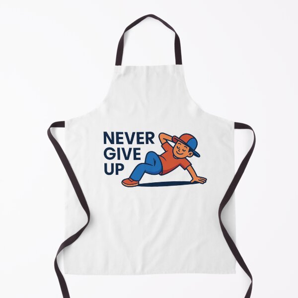 Item preview, Never Give Up: Cheerful Resilience Hero designed and sold by Krfto.