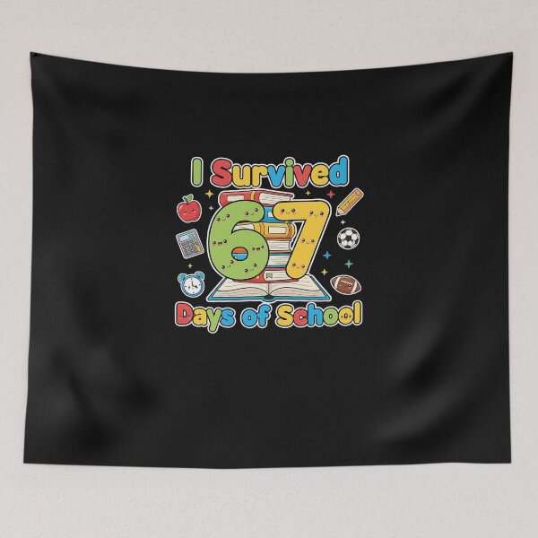 Item preview, Cute Sporty I Survived 67 Days Of School designed and sold by MOHITSALVI.