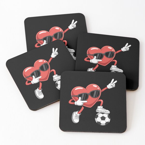 Item preview, Dabbing Heart Dab Cute Valentines Day Boys Soccer designed and sold by CruelShadesSt.