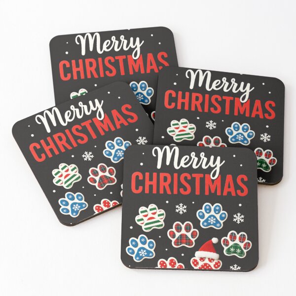 Item preview, Funny Happy Pawlidays Christmas Dog Paw Xmas Dogs Lovers  designed and sold by Clairenity Studio.