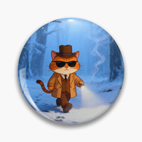Item preview, Master Cat Walks Through the Snowy Forest – Seeking New Horizons designed and sold by SmartDesigner-.