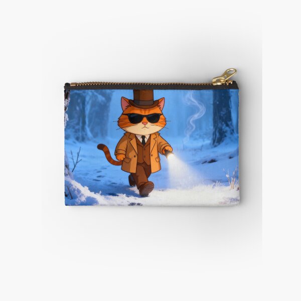 Item preview, Master Cat Walks Through the Snowy Forest – Seeking New Horizons designed and sold by SmartDesigner-.