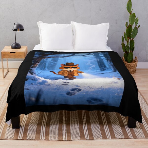 Item preview, Master Cat Walks Through the Snowy Forest – Seeking New Horizons designed and sold by SmartDesigner-.