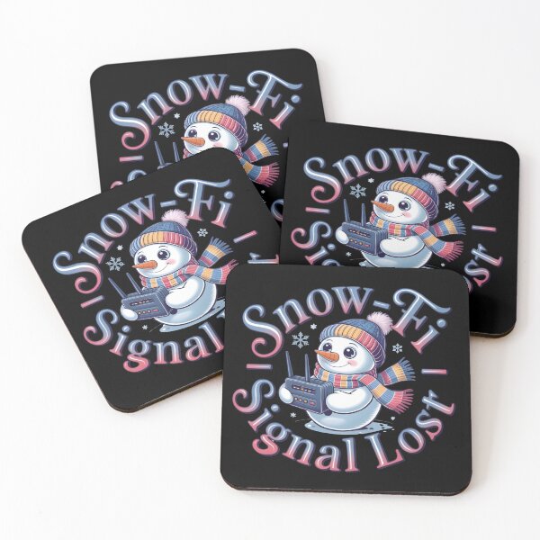 Item preview, Snow-Fi Connection – Cute Snowman Winter Internet Humor Design designed and sold by SoftyDesigns.