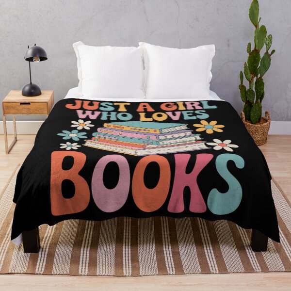 Item preview, Just A Girl Who Loves Books Reading Cute Bookworm designed and sold by CruelShadesSt.