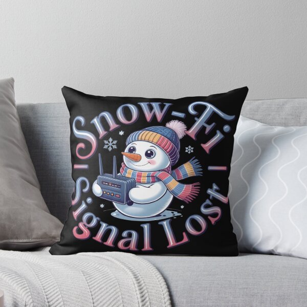 Item preview, Snow-Fi Connection – Cute Snowman Winter Internet Humor Design designed and sold by SoftyDesigns.
