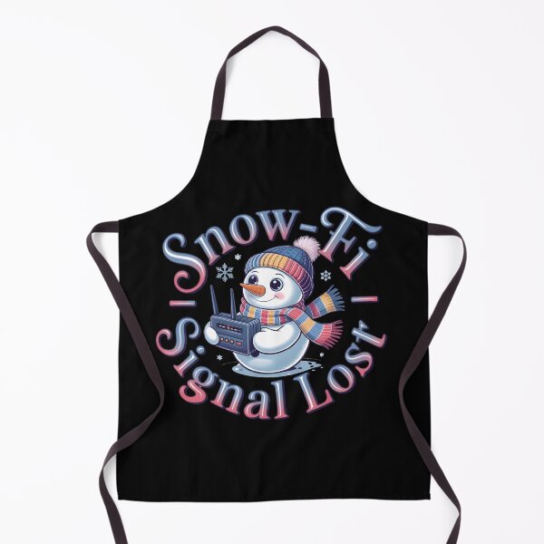 Item preview, Snow-Fi Connection – Cute Snowman Winter Internet Humor Design designed and sold by SoftyDesigns.