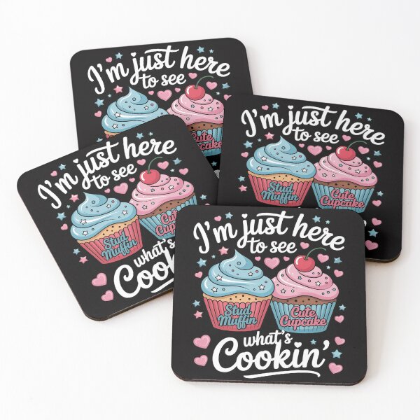 Item preview, Gender Reveal I'm Just Here, Cupcake Or Stud Muffin designed and sold by Viepenny.