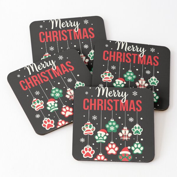 Item preview, Funny Happy Pawlidays Christmas Dog Paw Xmas Dogs Lovers  designed and sold by Clairenity Studio.