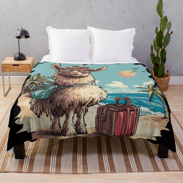 Item preview, Llama on Vacation designed and sold by ClubVacay.