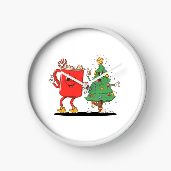 Item preview, Dancing Hot Cocoa & Christmas Tree Cheer  designed and sold by Dream Bloom Gallery.