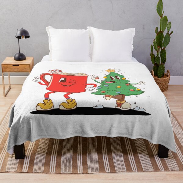 Item preview, Dancing Hot Cocoa & Christmas Tree Cheer designed and sold by Dream Bloom Gallery.