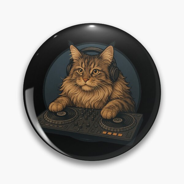 Item preview, Kitty Midnight Mixmaster designed and sold by Fort Galaxy.
