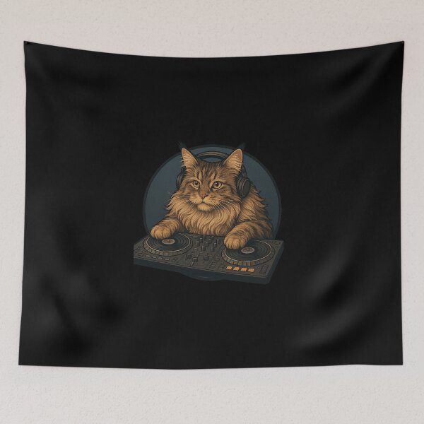 Item preview, Kitty Midnight Mixmaster designed and sold by Fort Galaxy.