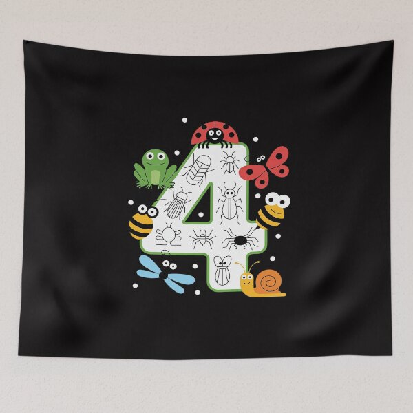 Item preview, Bugs and Insects Nature Lover 4 Year Old 4th Birthday Party designed and sold by Viepenny.