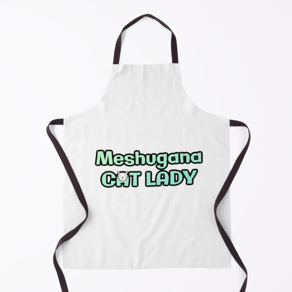Item preview, Meshugana Cat Lady designed and sold by Funny Yiddish Designs.