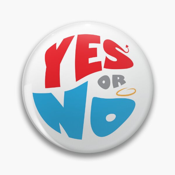 Item preview, "Yes Or No" Angel Devil Dilemma Decision Design designed and sold by Virtualstars.