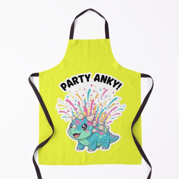 Item preview, Adorable Kawaii Chibi Ankylosaurus Dinosaur Party Anky with Confetti and Fun Celebration Cute Dinosaur Sticker and Birthday Gift designed and sold by bvdesignart.