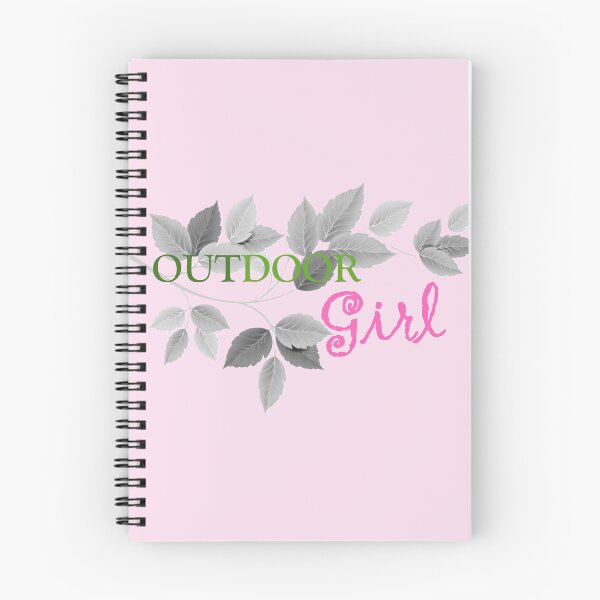 Item preview, Outdoor Girl - Nature Lover- Leaves in Green with Pink designed and sold by ABG Inspirational Art.
