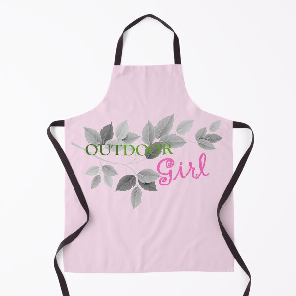 Item preview, Outdoor Girl - Nature Lover- Leaves in Green with Pink designed and sold by ABG Inspirational Art.
