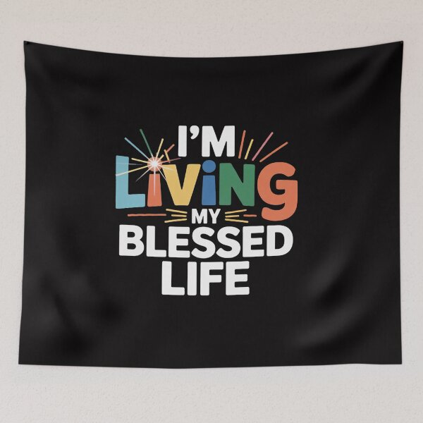 Item preview, I'm Living My Blessed Christian Life designed and sold by CareTopping.