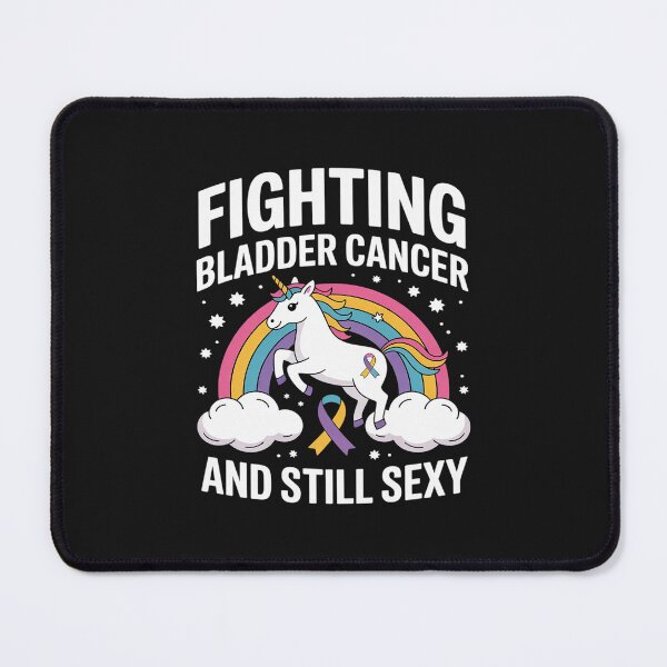 Item preview, Fighting Bladder Cancer Still Sexy Fighter Quote Unicorn designed and sold by GaryPacheco6.