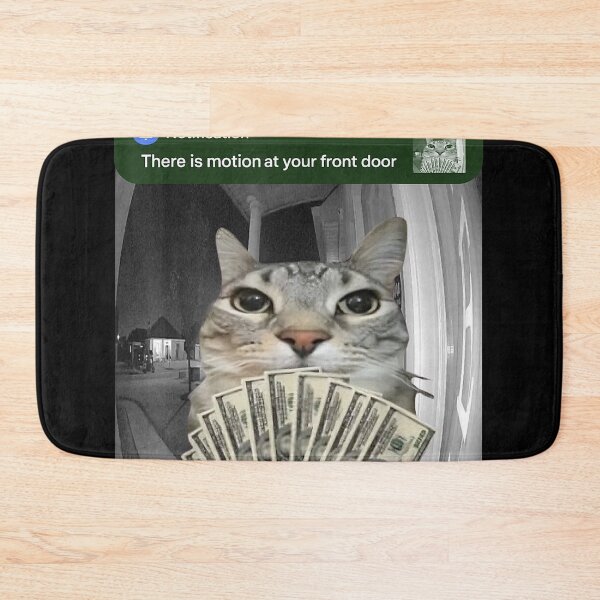Item preview, Motion Cat Meme - Funny Doorway Peek designed and sold by Puring1899.
