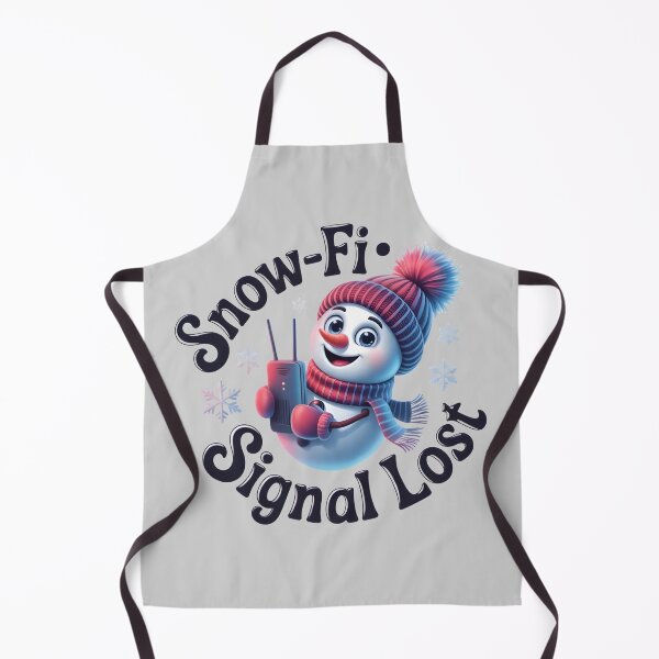 Item preview, Funny Snowman WiFi Error – Snow-Fi Signal Lost Winter Design designed and sold by SoftyDesigns.