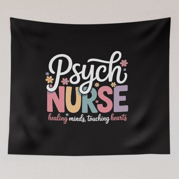 Item preview, Psych Nurse  Healing Minds Touching Hearts Psychiatry Nurses designed and sold by CareTopping.