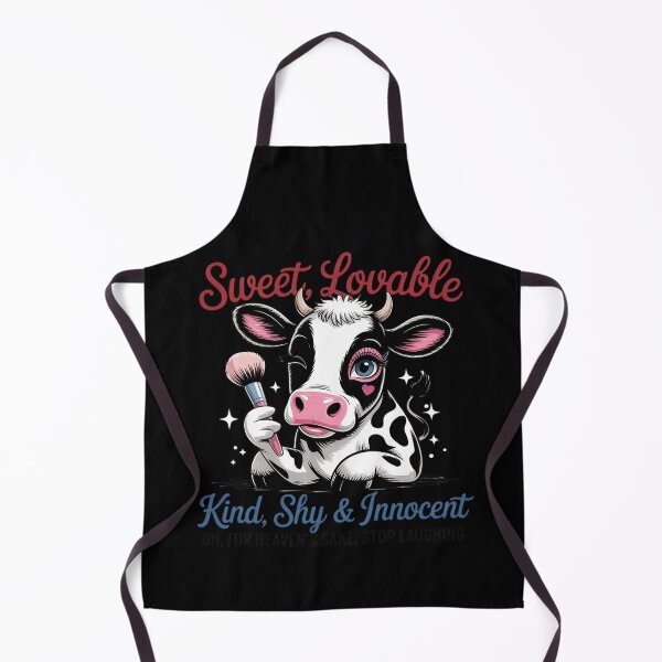 Item preview, Funny Cow,I Am Sweet Lovable Kind Shy and Innocent. designed and sold by ShelFisher.