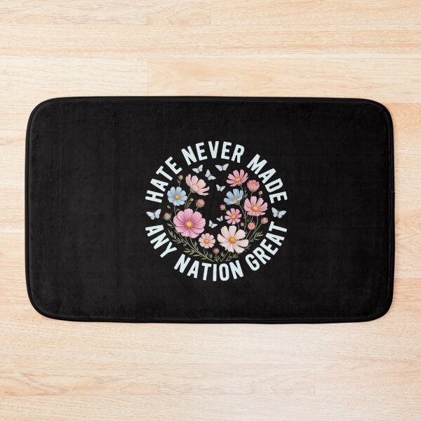 Item preview, Protest Hate Never Made Any Nation Great Resist Floral Women designed and sold by CareTopping.