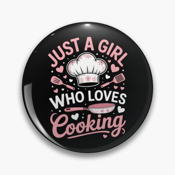 Item preview, Chef Just A Girl Who Loves Cooking Flowers Cook Culinary designed and sold by AsteriskDatBArt.