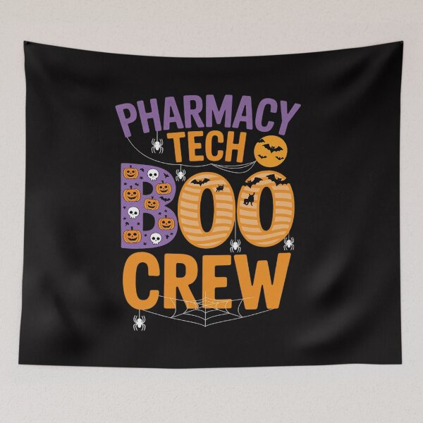 Item preview, Pharmacy Tech Boo Crew Halloween Technician designed and sold by CareTopping.