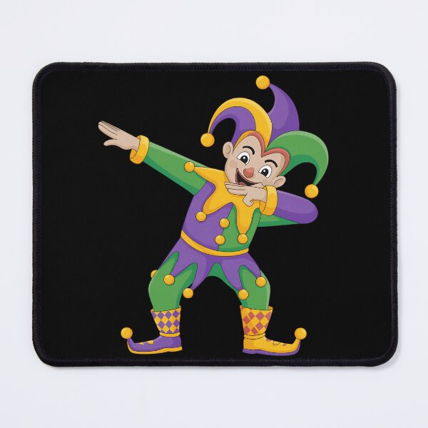 Item preview, Funny Mardi Gras Dabbing Jester New Orleans designed and sold by AsteriskDatBArt.