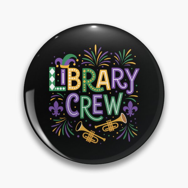 Item preview, Funny Library Crew Mardi Gras Librarian Party designed and sold by AsteriskDatBArt.