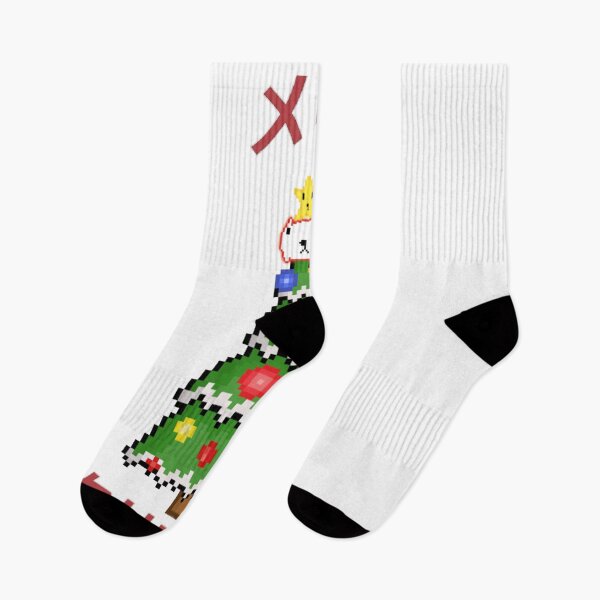 Item preview, Pixel Christmas Tree Sticker designed and sold by DemetMath.