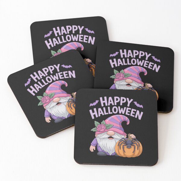 Item preview, Funny Gnome Happy Halloween Spooky Spider Bat Pumpkin designed and sold by ShelFisher.