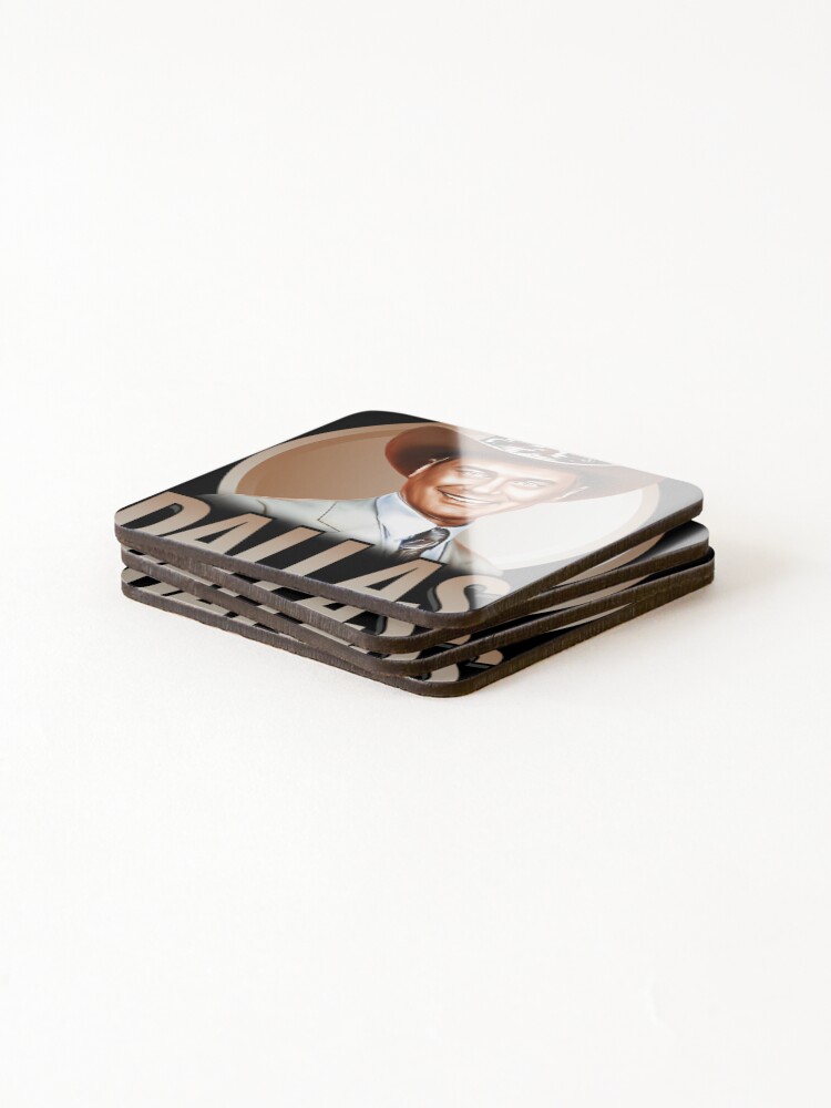 Thumbnail 4 of 5, Coasters (Set of 4), Dallas-J.R.-Ewing designed and sold by RazyaKhan.