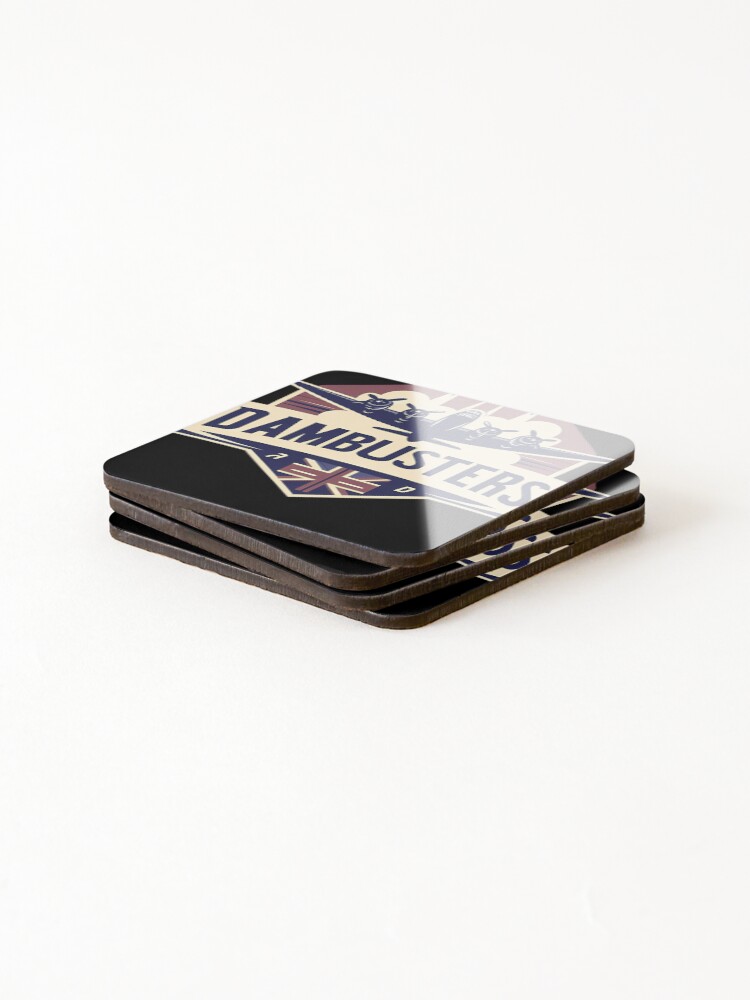 Thumbnail 4 of 5, Coasters (Set of 4), Dambusters designed and sold by RazyaKhan.