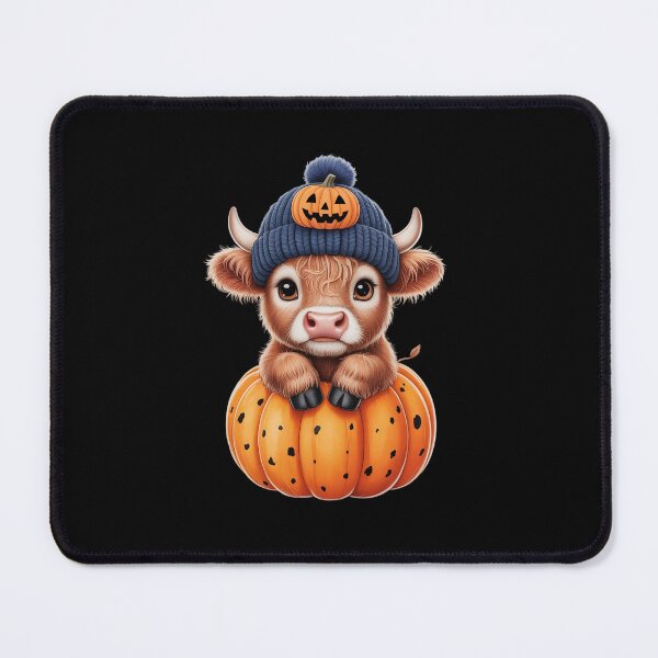 Item preview, Funny Halloween Highland Cow Ghost Spooky Pumpkin Hello Fall designed and sold by ShelFisher.