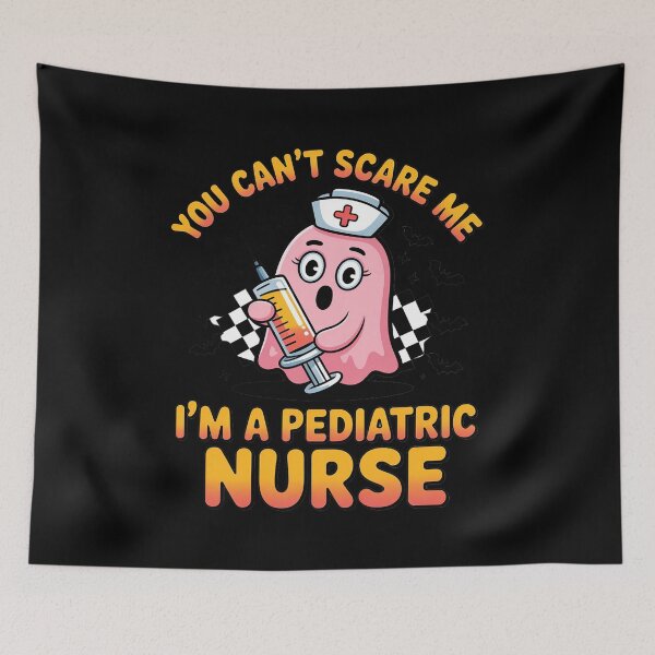 Item preview, Funny Halloween Ghost Spooky Pediatric Nurse designed and sold by ShelFisher.