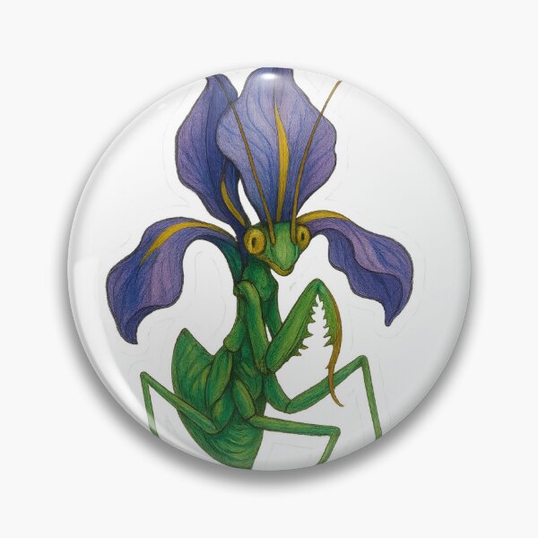 Item preview, A Praying Iris designed and sold by LittleTreeBugCo.