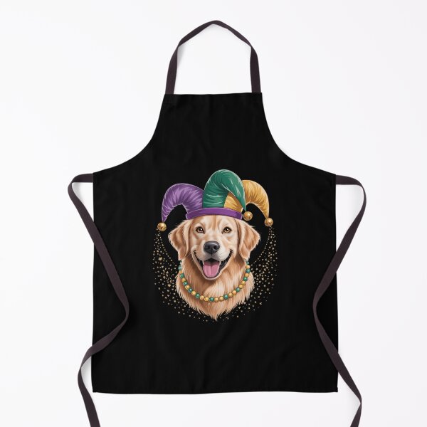 Item preview, Golden Retriever Dog Mardi Gras designed and sold by AsteriskDatBArt.